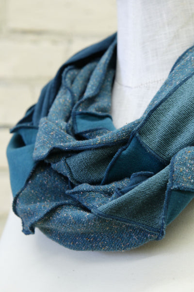 Teal Traverse Infinity Scarf
