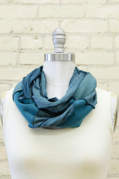 Teal Traverse Infinity Scarf