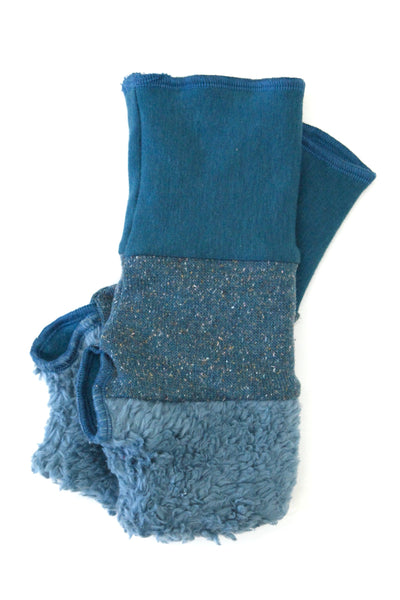 Three Teal Arm Warmers