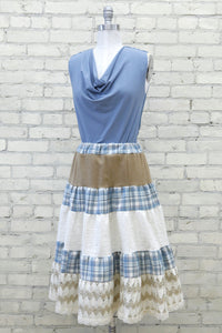 Winter Latte Peasant Skirt