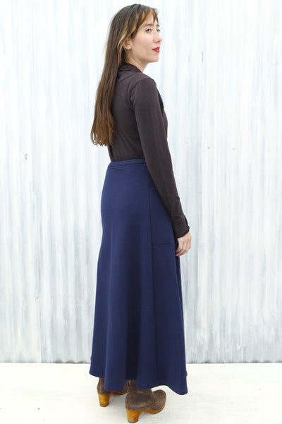 Navy Nadia Skirt