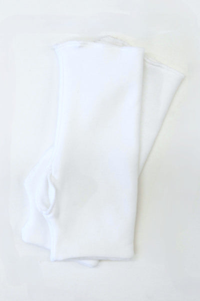 White Lucky Arm Warmers