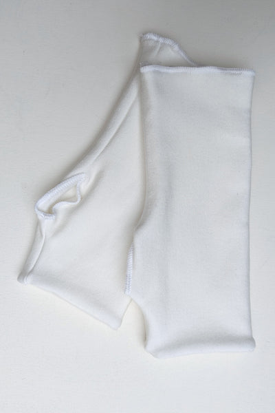 White Lucky Arm Warmers