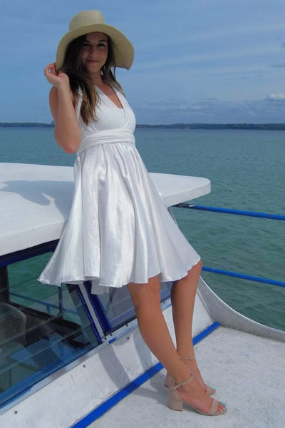 Natural Avita Infinity Dress