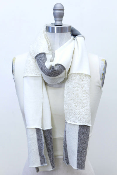 Winter Sage Patchwork Scarf