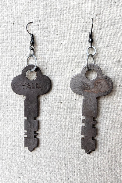 Yale Key Earrings