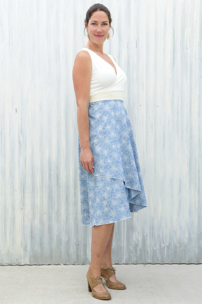 Blue Periwinkle Wrap Dress