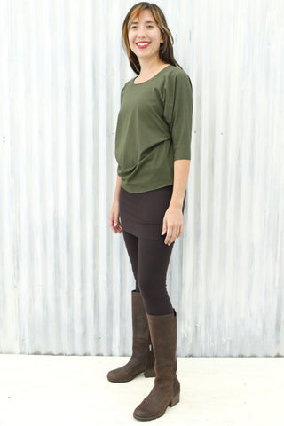 Coffee Lana Skirt