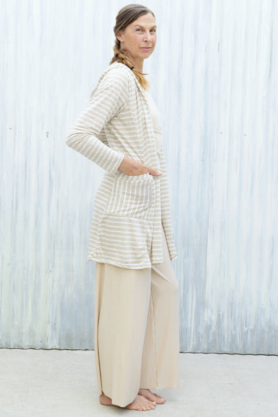Sand Stripe Alena Duster