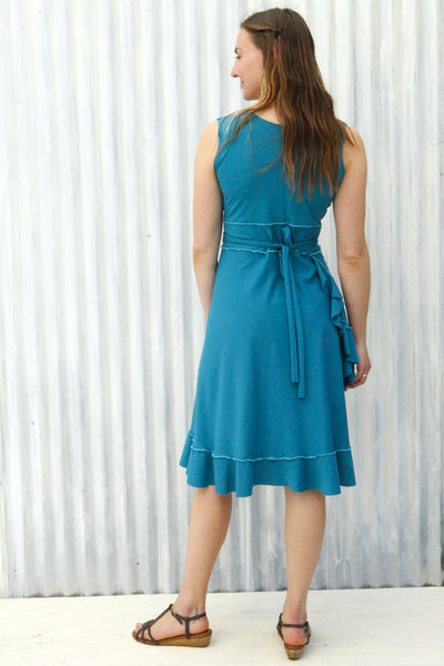 Turquoise Jasper Wrap Dress