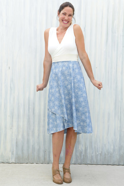 Blue Periwinkle Wrap Dress