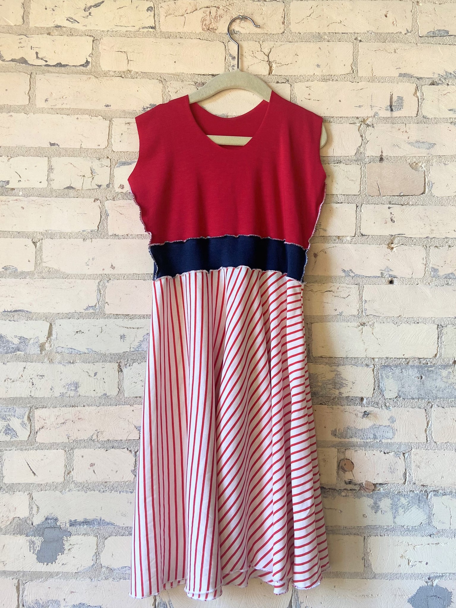 Cherry Stripe Dress (6-8 Years)