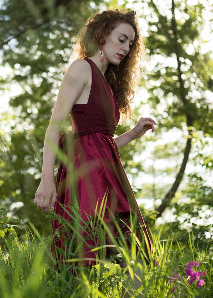 Red Avita Infinity Dress