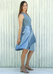 Blue Veronica Wrap Dress