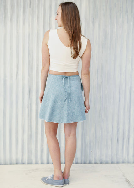 Turquoise Katie Wrap Skirt