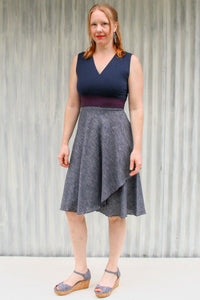 Blueberry Wrap Dress
