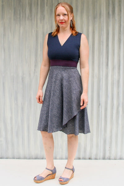 Blueberry Wrap Dress