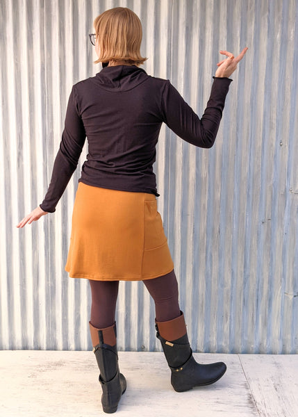 Gold Kaia Pocket Skirt