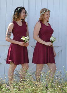 Sleeveless Skater Dress - Ready-to-ship Cara Dress - Handmade Organic Clothing