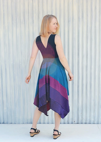 Rainbow Square Dress - Handmade Organic Clothing