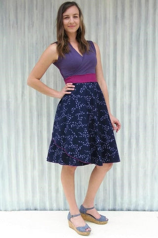 Bright Migration Wrap Dress