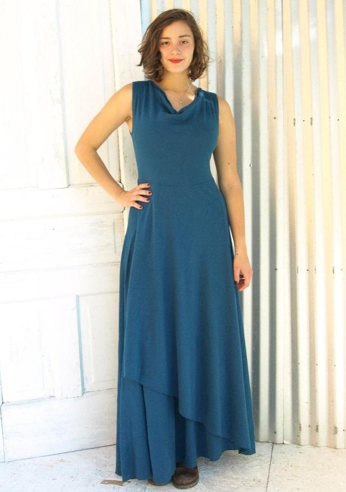 white christmas dresses Hemp Cotton A-Line Dress S main image 0