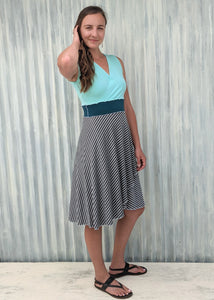 Mint Stripe Araminta Dress