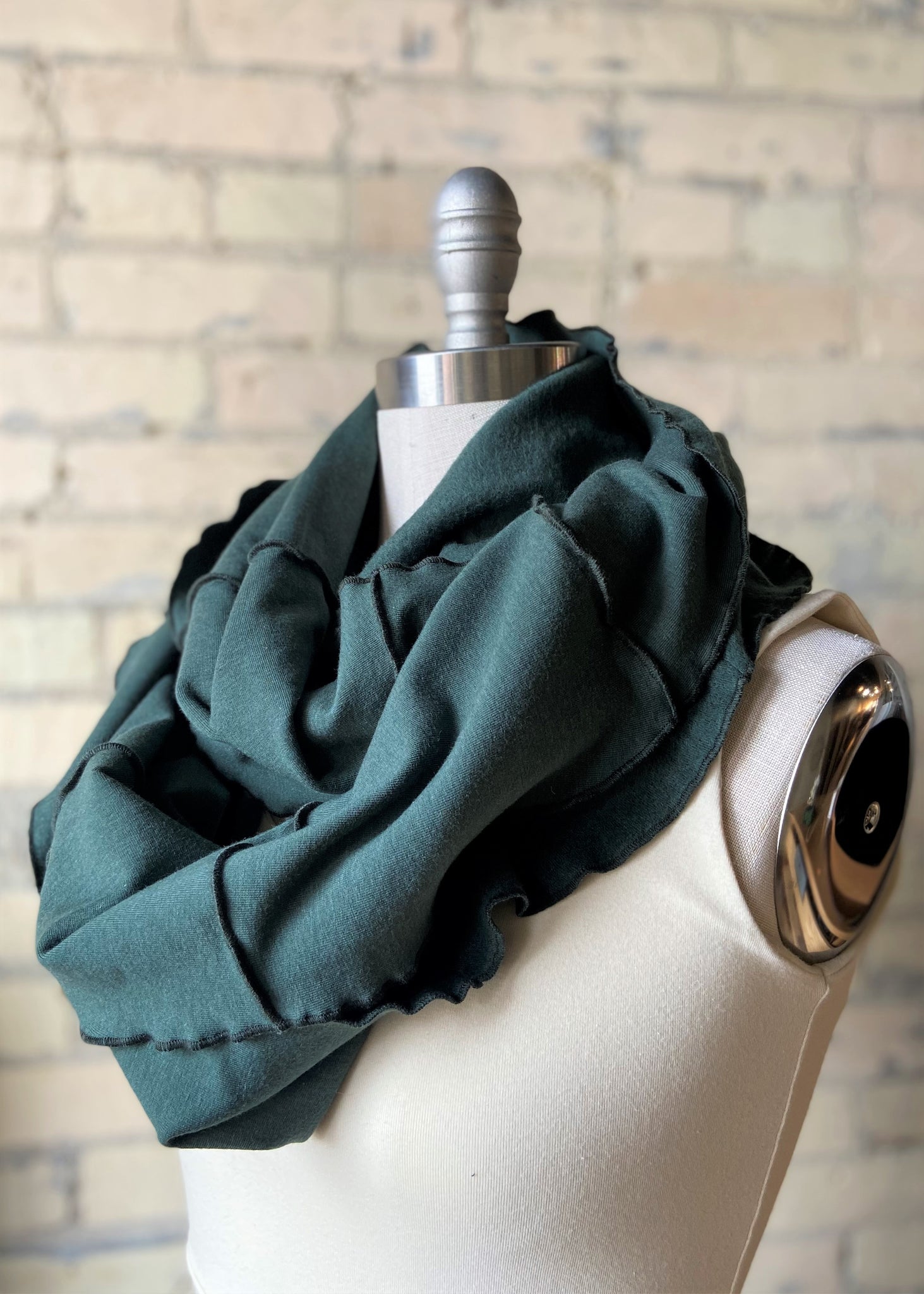 Green Lucky Infinity Scarf