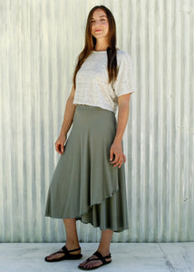 Sage Carolina Wrap Skirt
