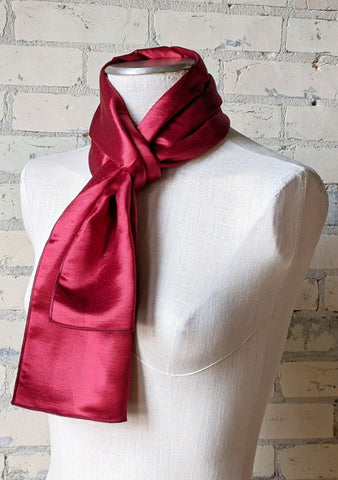 Solid Hemp Silk Scarf - Handmade Organic Clothing