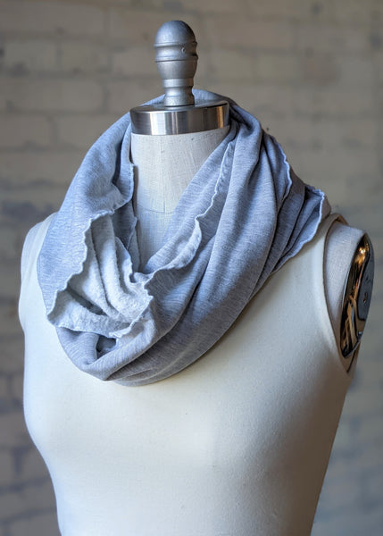 Light Gray Infinity Scarf