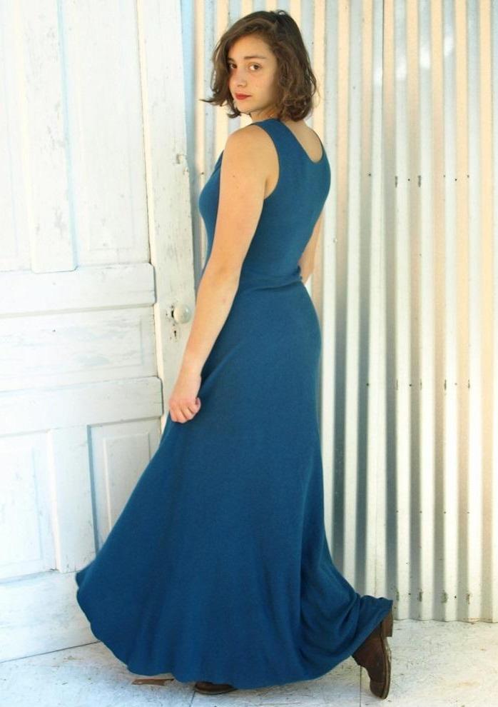 Maxi Hemp Dress // Handmade Sleeveless Dress