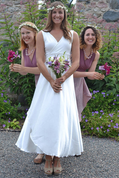 Stock Vivian Wedding Dress - Handmade Organic Clothing