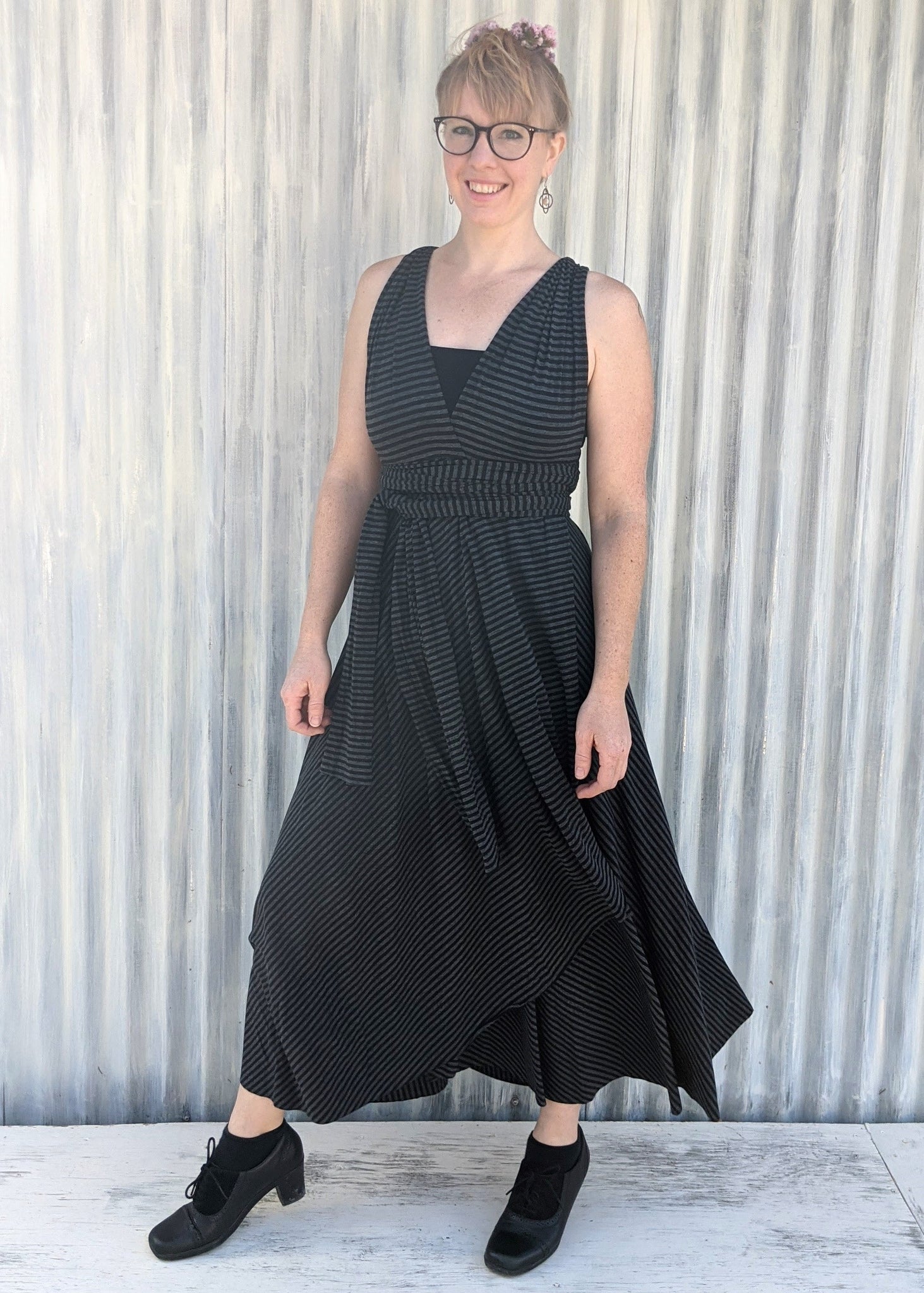 Granite Stripe Infinity Dress (Custom Made)