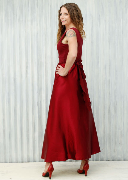 Red Vivian Wrap Dress