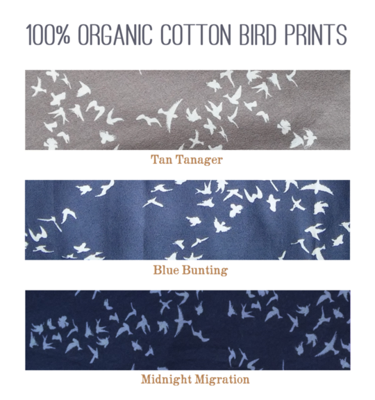 Bird Print Fabric by the Yard