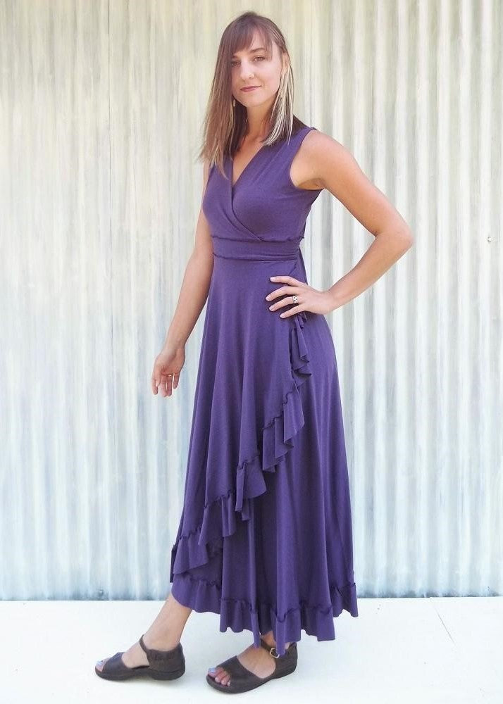 chinese dress ladies Josephine Ruffle Maxi Dress (Custom Made)