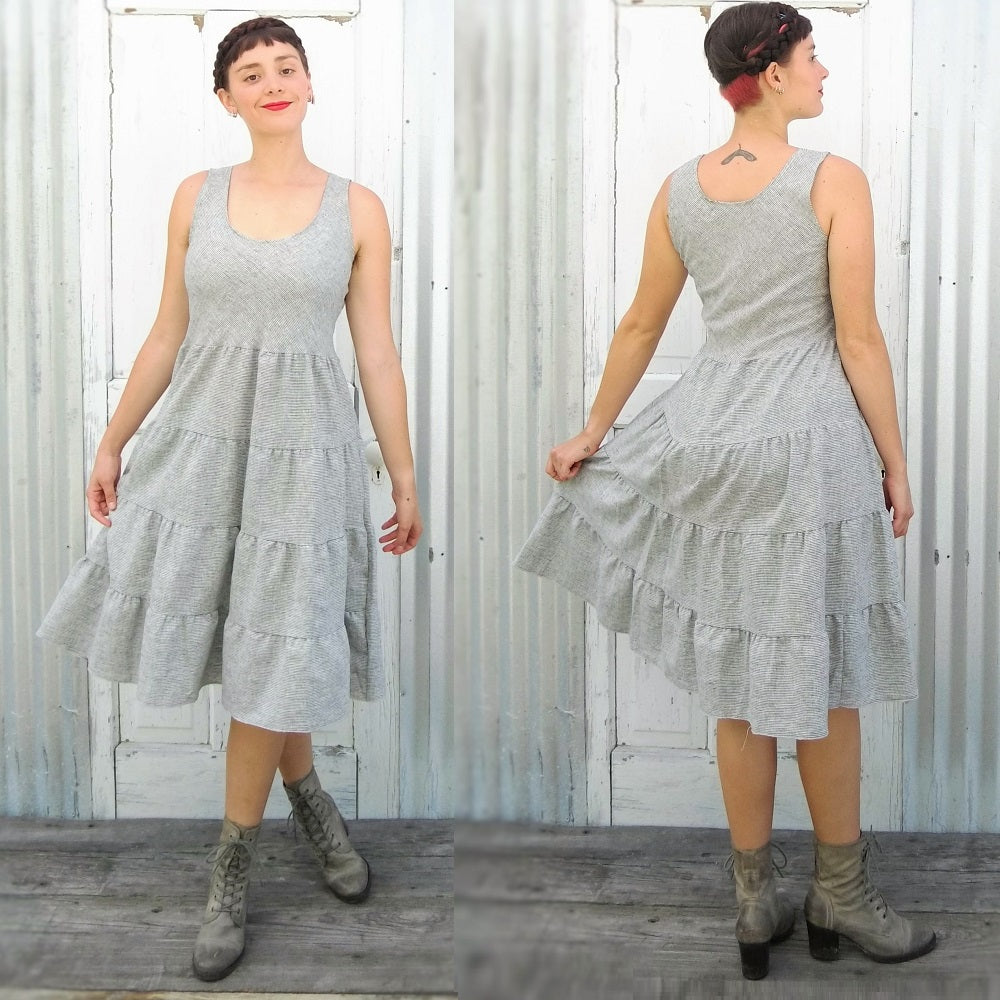 Peasant Tier Summer Dress - Custom Made Gretchen Dress - Handmade Organic Clothing
