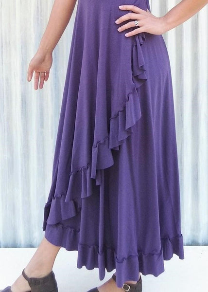 Josephine Ruffle Maxi Dress (Custom Made)