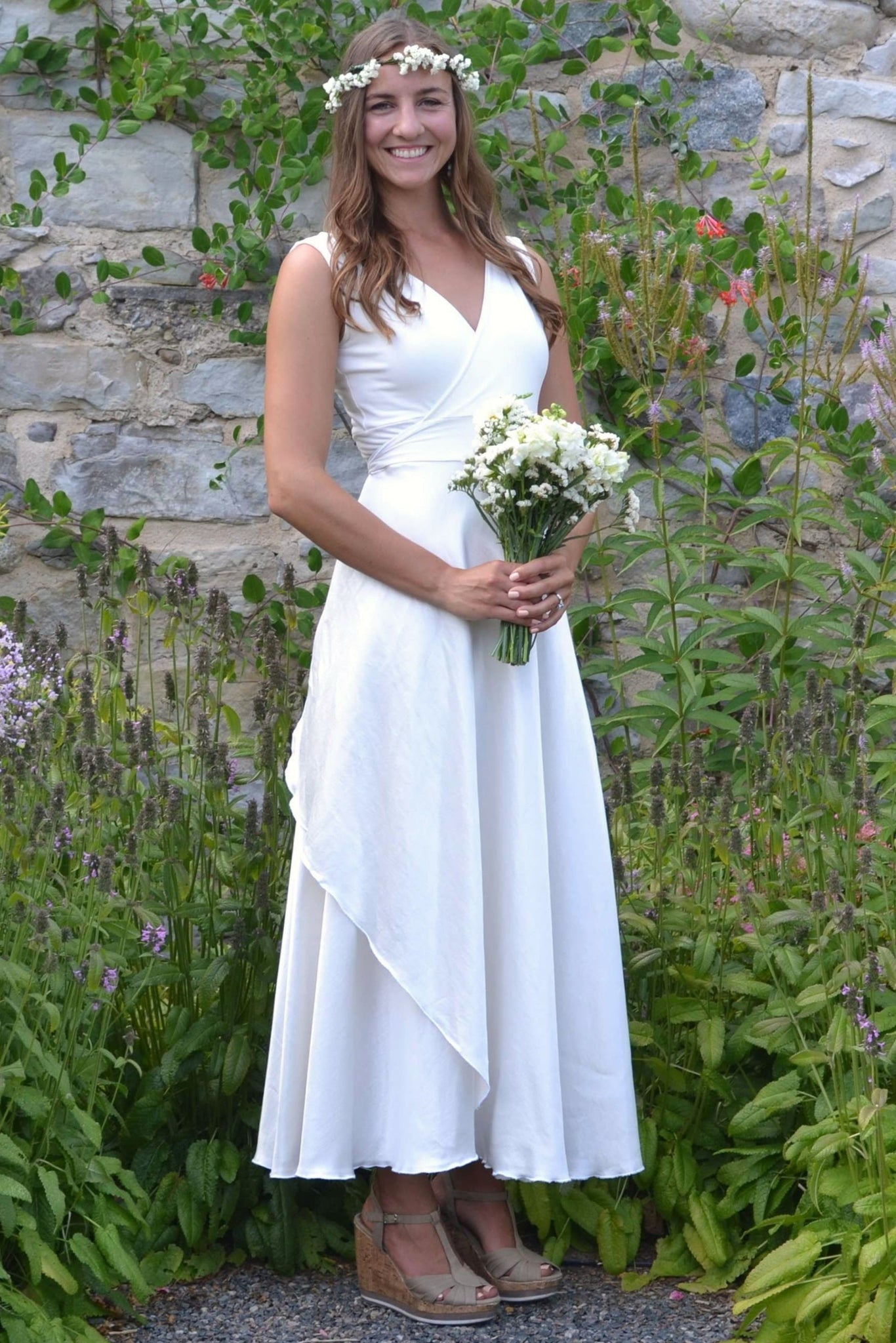 Stock Vivian Wedding Dress - Handmade Organic Clothing