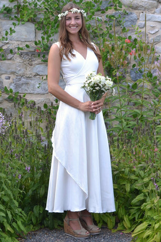 Stock Vivian Wedding Dress - Handmade Organic Clothing
