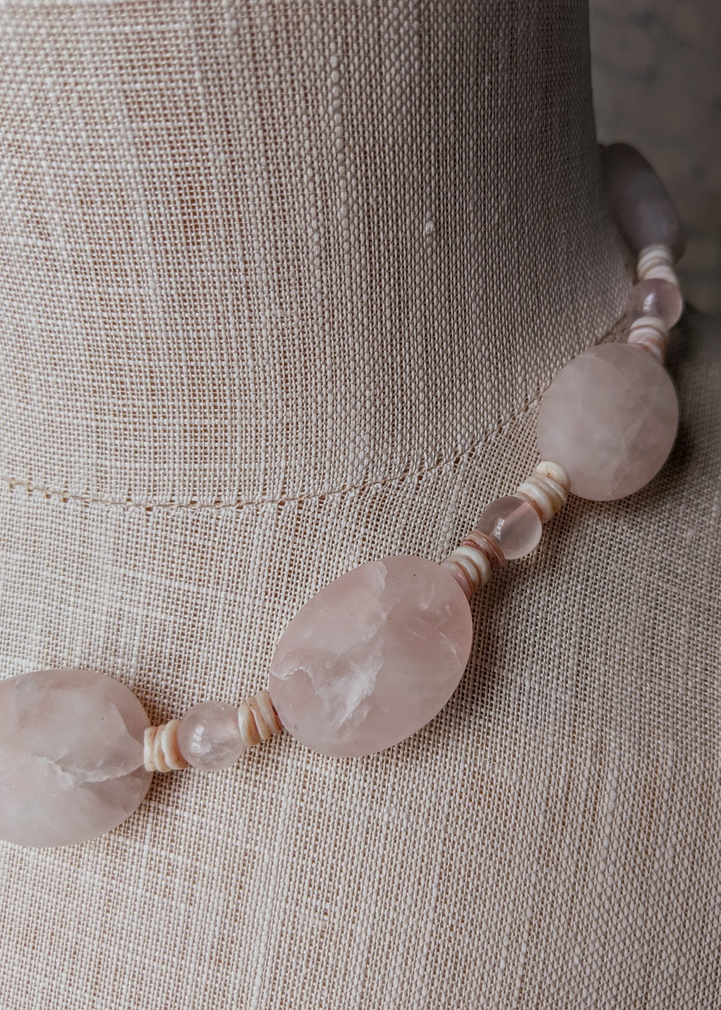 Elizabeth Rose Necklace - Handmade Organic Clothing